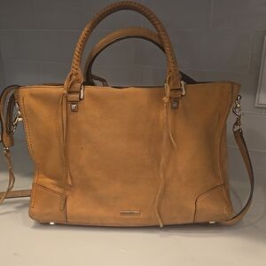 Rebecca Minkoff Tan Leather  Satchel  Bag